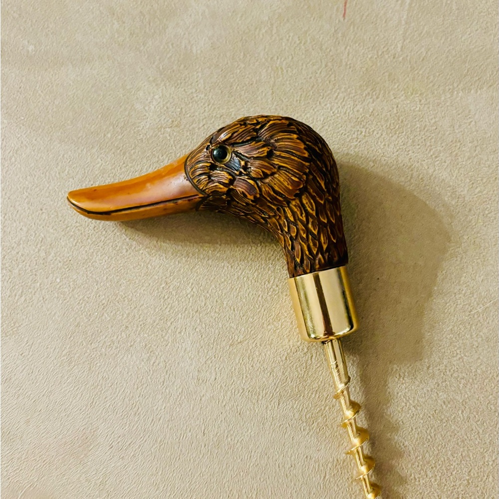 Vintage Comoy's of London Duck Head Corkscrew Wine Bottle Opener
